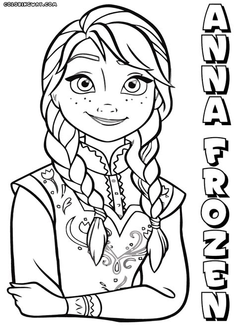 Anna Frozen Coloring Pages Coloring Pages To Download And Print