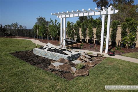 In some states, it's illegal to build a fire pit either indoors or outdoors, as a safety mechanism. Outdoor Pergola and Fire pit - The Sunny Side Up Blog