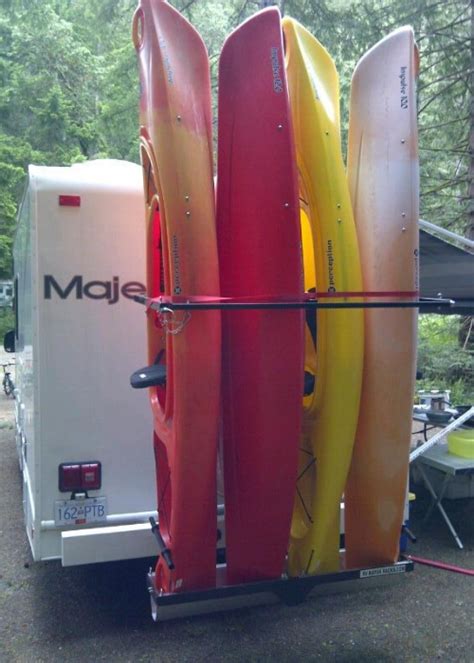 6 Clever Ways To Carry Kayaks With A Travel Trailer