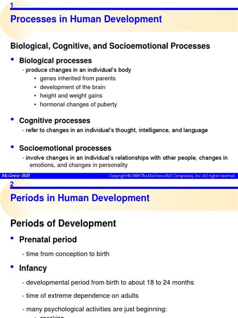 01 The Nature Of Human Development Pdf Developmental Psychology