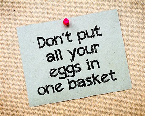 Dont Put All Your Eggs In One Basket Stock Photos Pictures And Royalty
