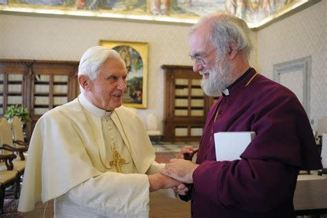 Three Rivers Episcopal Pope Benedict Xvi And Archbishop Rowan Williams Meet