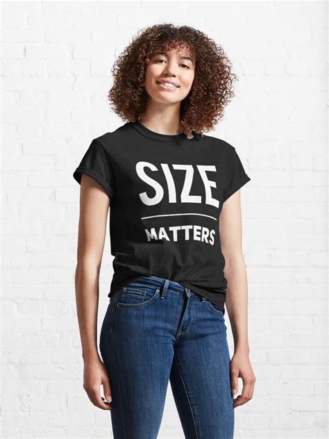 Size Matters T Shirt By Gymfreak Nation Redbubble