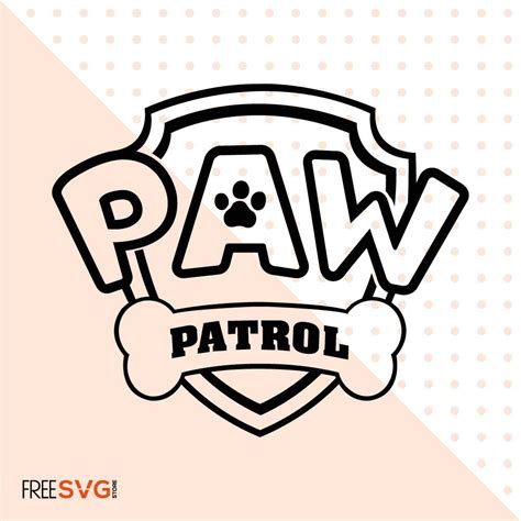 Paw Patrol Logo Vector Paw Patrol Svg