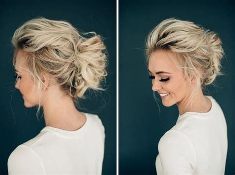 Pretty Messy Updo Hairstyle Casual Everyday Hairstyle For