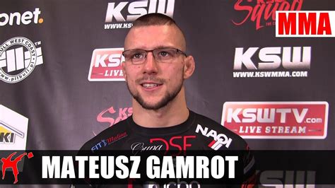 Mateusz gamrot, with official sherdog mixed martial arts stats, photos, videos, and more for the lightweight fighter. Gamrot / KSW 39. Mateusz Gamrot: nie ugryzłem Parkego ...