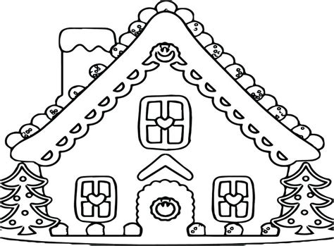 Push pack to pdf button and download pdf coloring book for free. Gingerbread House Candy Coloring Pages at GetColorings.com ...