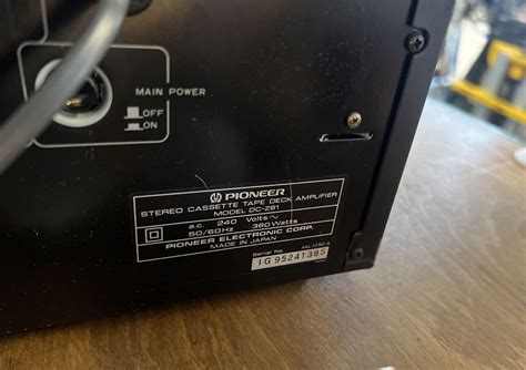 Pioneer Dc Z81 Stereo Double Cassette Tape Deck Amplifier Hifi Read