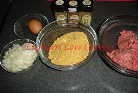 Daging ayam kisar / daging lembu kisar* 2. Engineers Love Cooking: BURGER BAKAR BUATAN SENDIRI ...