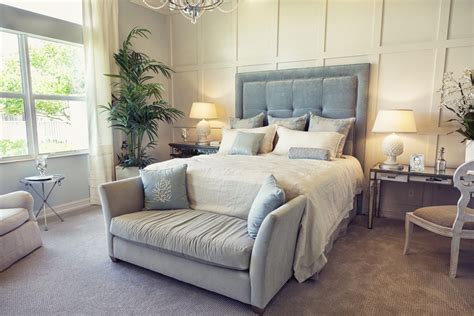 Glam And Comfort Make Up This Nicely Textured Bedroom Decor The