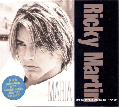 Ricky Martin Maria Remixes 97 Cd Single Importado Gringos Records