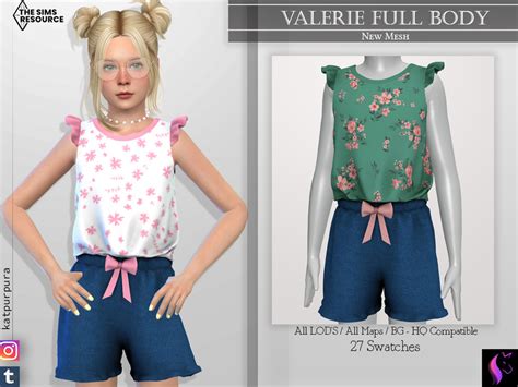 The Sims Resource Valerie Full Body