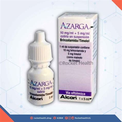 Brinzolamidetimolol Eye Drops 5ml Azarga Eyedrops Rocket Health