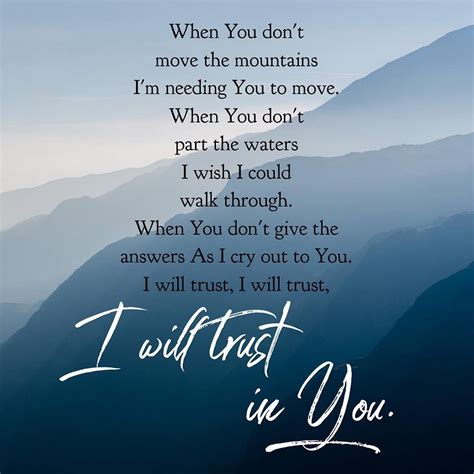 Lauren Daigle Lyrics 'Trust In You' #laurendaigle Song Quotes, Bible