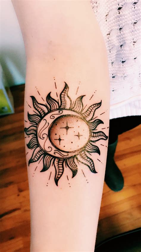 Sun Moon Stars By Fabian At Made Sacred In NM R Tattoos