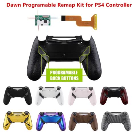 Upgrade Board And Back Shell And 4 Back Buttons For Ps4 Controller Jdm 040