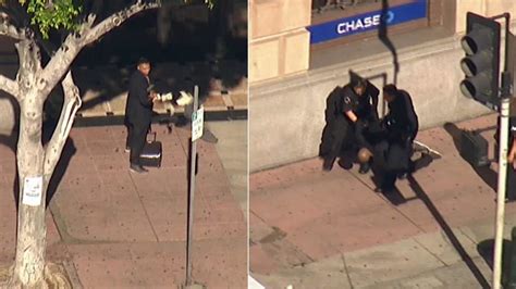 Suspect Arrested In Downtown Los Angeles Bank Robbery Abc7 Los Angeles