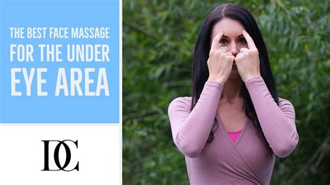 The Best Face Massage For The Under Eye Area Youtube