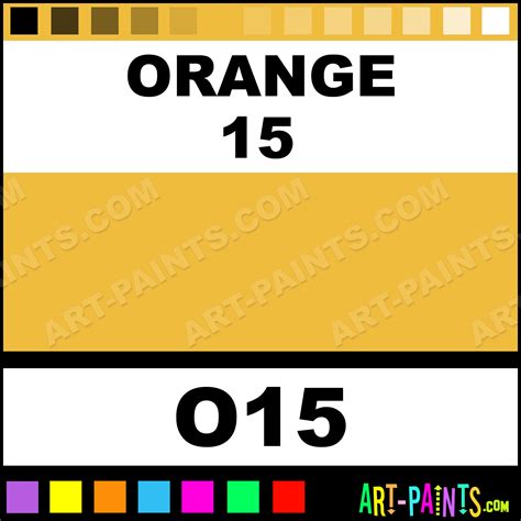 Orange 15 Soft Pastel Paints O15 Orange 15 Paint Orange 15 Color