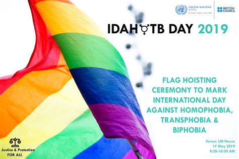 international day against homophobia biphobia interphobia and transphobia kicks off around the