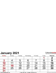 Free 12 months editing calendars with holidays in docs xls. Photo calendar 2021 - free printable Excel templates