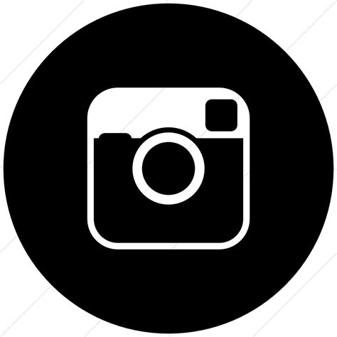 Instagram Logo Clipart Instagram Png Black Round Transparent Images