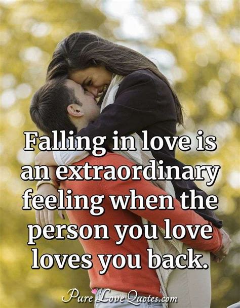 You'll discover beautiful words by shakespeare, einstein, picasso, thoreau the great gatsby. The best feeling in the world is being loved back by the person you love. | PureLoveQuotes