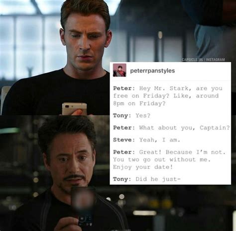 Epic Tony Stark Steve Rogers And Peter Parker Memes That You Just Cannot Miss GEEKS ON COFFEE