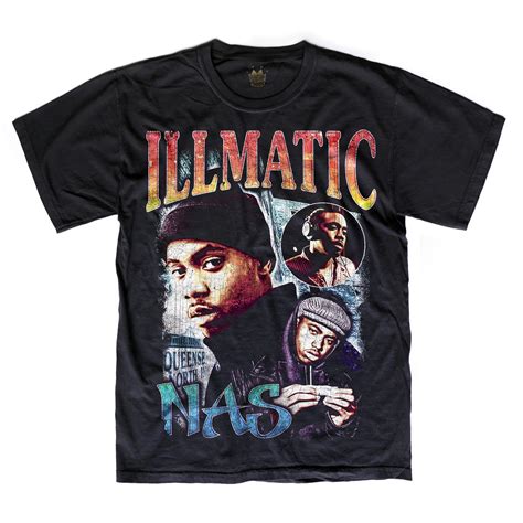 Nas Illmatic Tee Vintage Rap Tees Rap Shirt 90s Shirts Graphic Tees