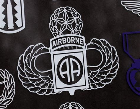 82nd Airborne With Master Wings Vinyl Decal In 2022 Vinyl Decals