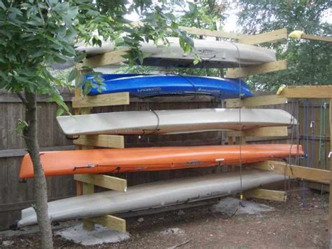 Blueprint Canoe And Kayak Storage Rack Plans Wooden Boat Builders