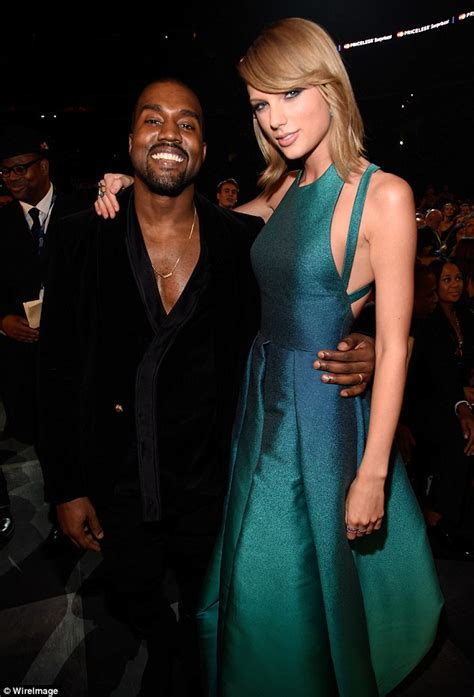 kanye west and taylor swift bond six years after mtv vmas interruption daily mail online