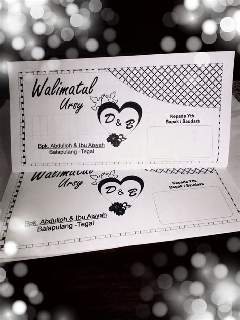 Undangan walimatul ursy daffa dan hiroh