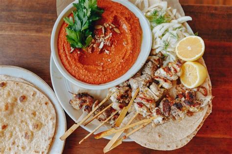 Lemon & Pepper Chicken With Pickled Fennel & Easy Romesco — Farm to
