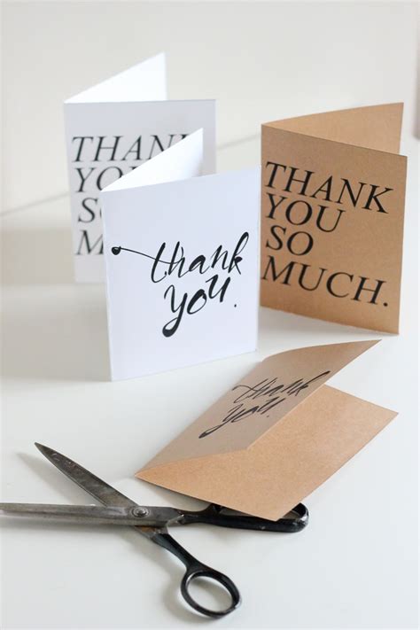 The wording of a thank you note is especially important. Free Printable Thank You Cards