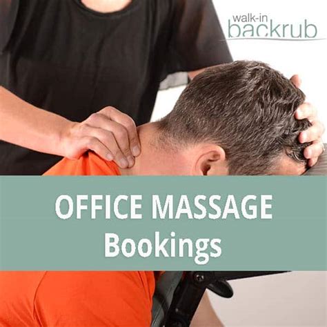 All Day Office Massage Discount Deal 1 Free Day Walk In Backrub