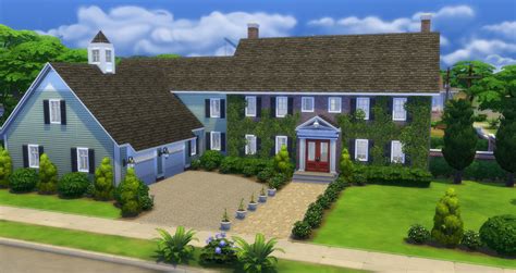 Fans can download this mansion from the gallery by searching for user kata_less. Mod The Sims - Duxbury Colonial (CC)