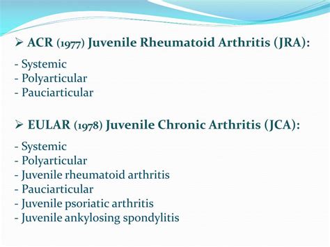 Ppt Juvenile Idiopathic Arthritis Jia Powerpoint Presentation Free