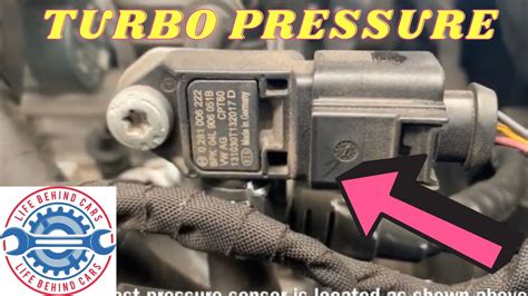 Vw Golf Tdi Turbo Boost Pressure Sensor Location Youtube