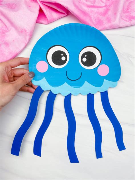 Jellyfish Paper Plate Craft For Kids Simple Everyday Mom