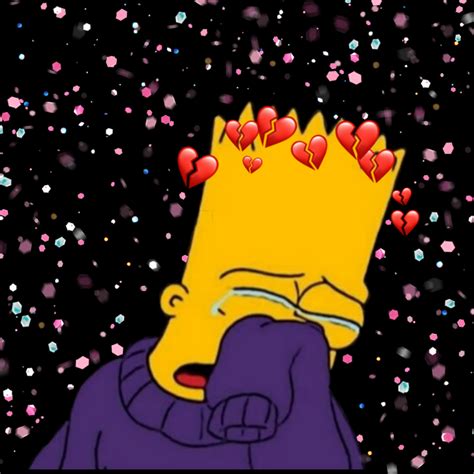 1080x1080 Sad Heart Bart 38 Best Simpsons Images On Pinterest The