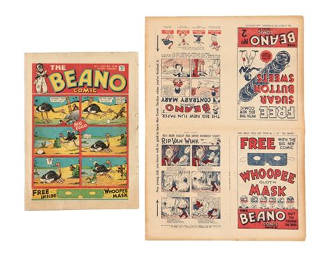 Latest Compalcomics Auction Offers Rare Beanos Number Ones With Free