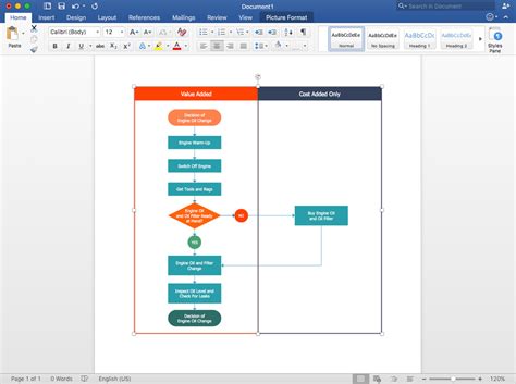 How To Draw A Flowchart In Microsoft Word Creativeconversation