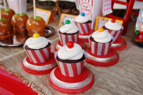 Vintage Carnival Baby Shower Party Ideas Photo 1 Of 28 Catch My Party