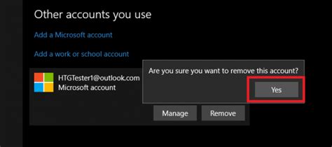 How To Remove Microsoft Account From Windows 10 Widget Box