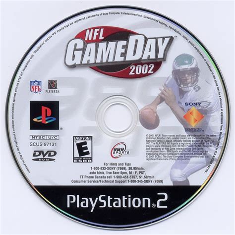 Nfl Gameday 2002 2001 Playstation 2 Box Cover Art Mobygames