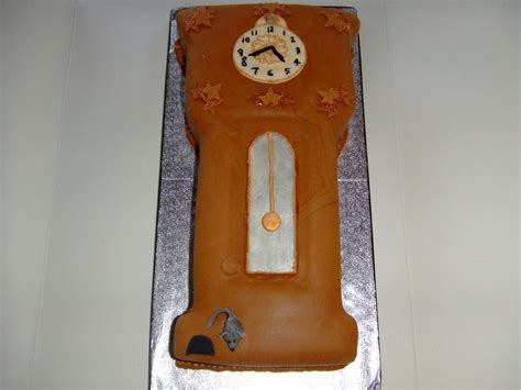 Grandfather Clock Birthday Cake