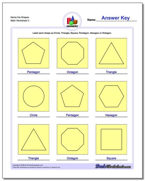 Shapes Chart Tcr7607 Teacher Created Resources Miscel