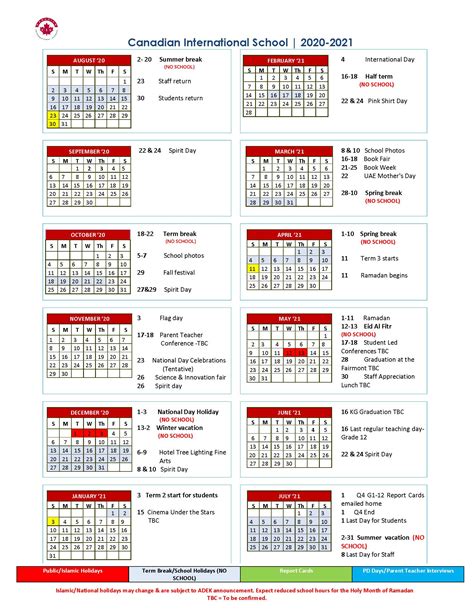 The 2021 calendar is automatically generated and can always be visited online. Calendar For 2021 With Holidays And Ramadan - Printable Yearly 2021 Calendar And Holiday ...