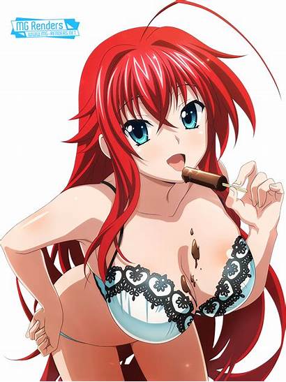 Dxd Rias Gremory Anime Highschool Render Sketches